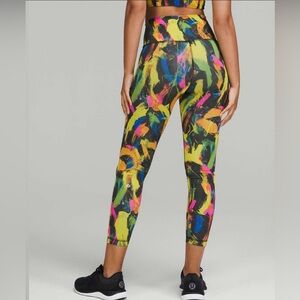 Lululemon Wunder Train High-Rise Tight 25" Undertone Black Multi Size 6